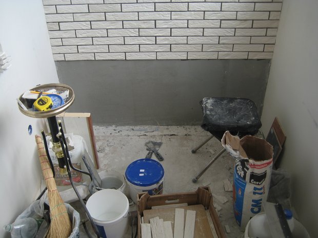 Оклейка плиткой