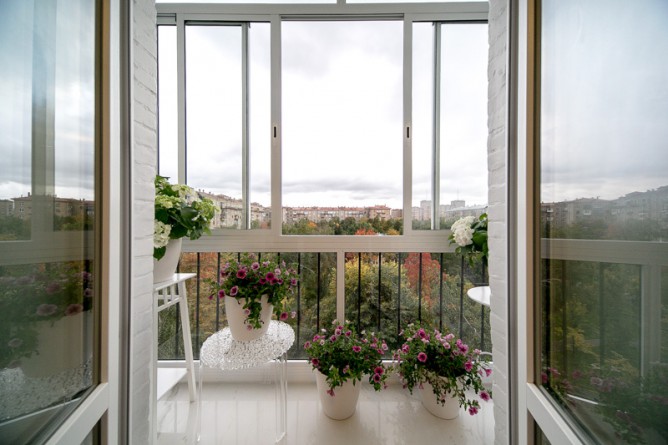 Дизайн панорамного балкона