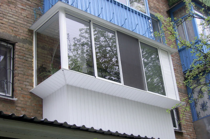 Расширение площади балкона