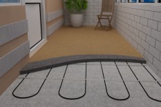 Укладка теплого пола на балконе