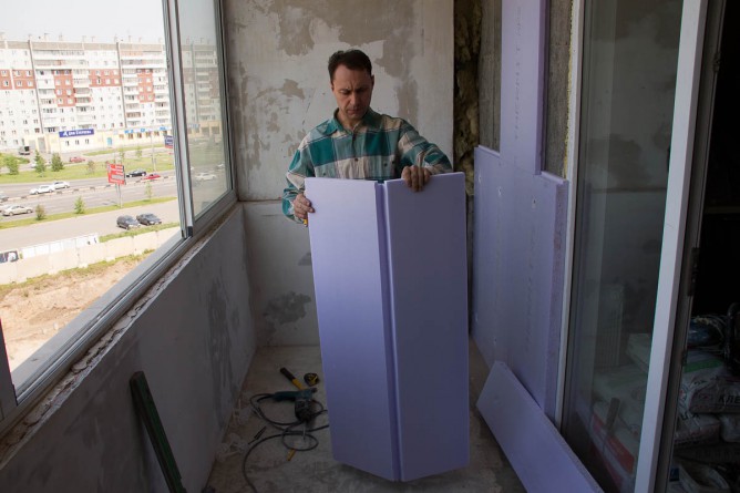 Утепление пенополистиролом